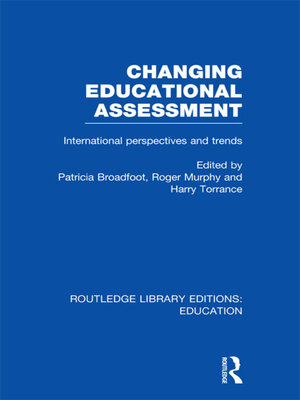cover image of Changing Educational Assessment